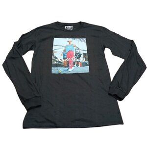 Friday Fits Men's Small Shirt Black Almost Friday Long Sleeve Justin Bieber